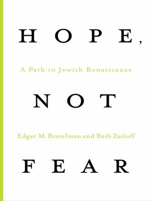 cover image of Hope, Not Fear